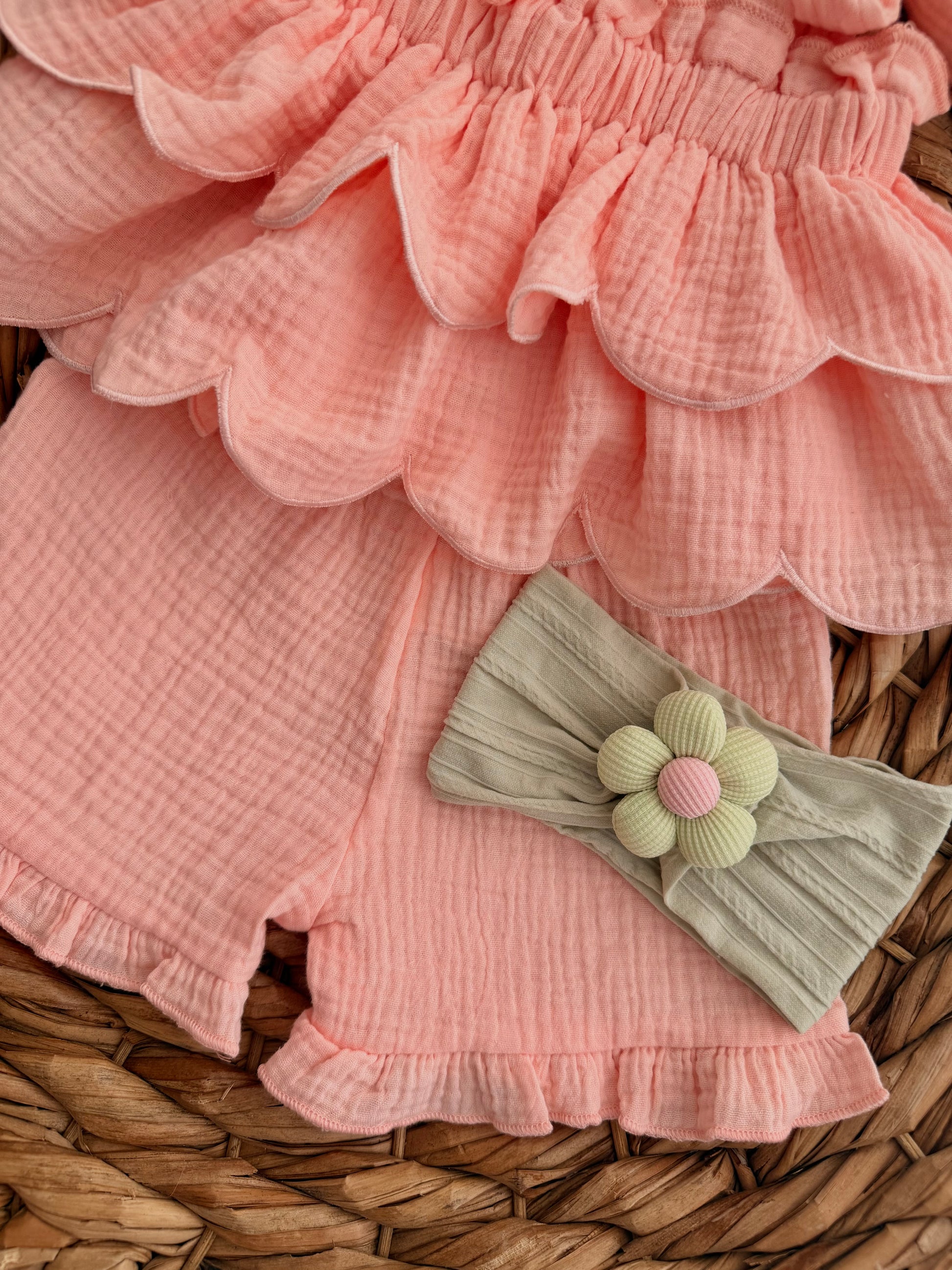 Rose Petal Ruffle Set