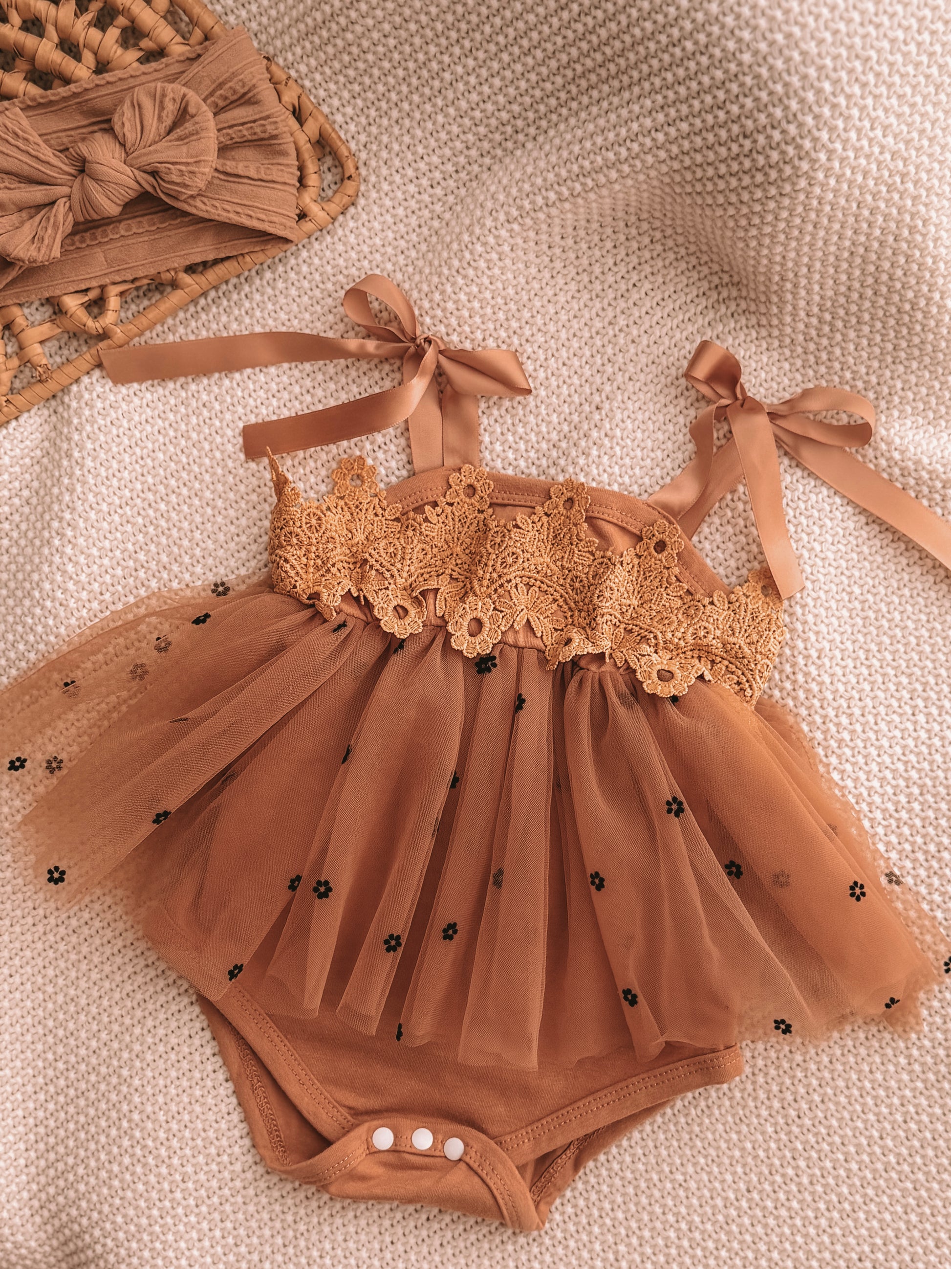 Golden Muse Tulle Romper