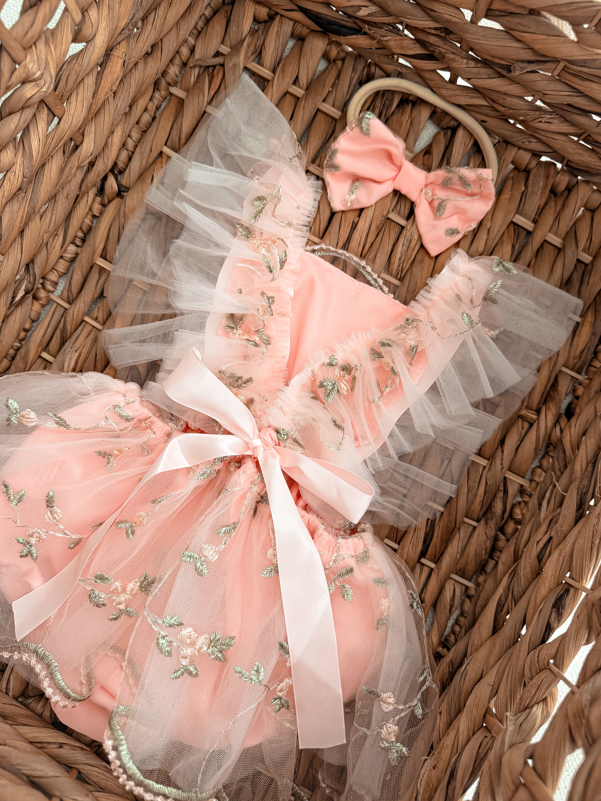 Pink Liitle Fairy  Romper Set