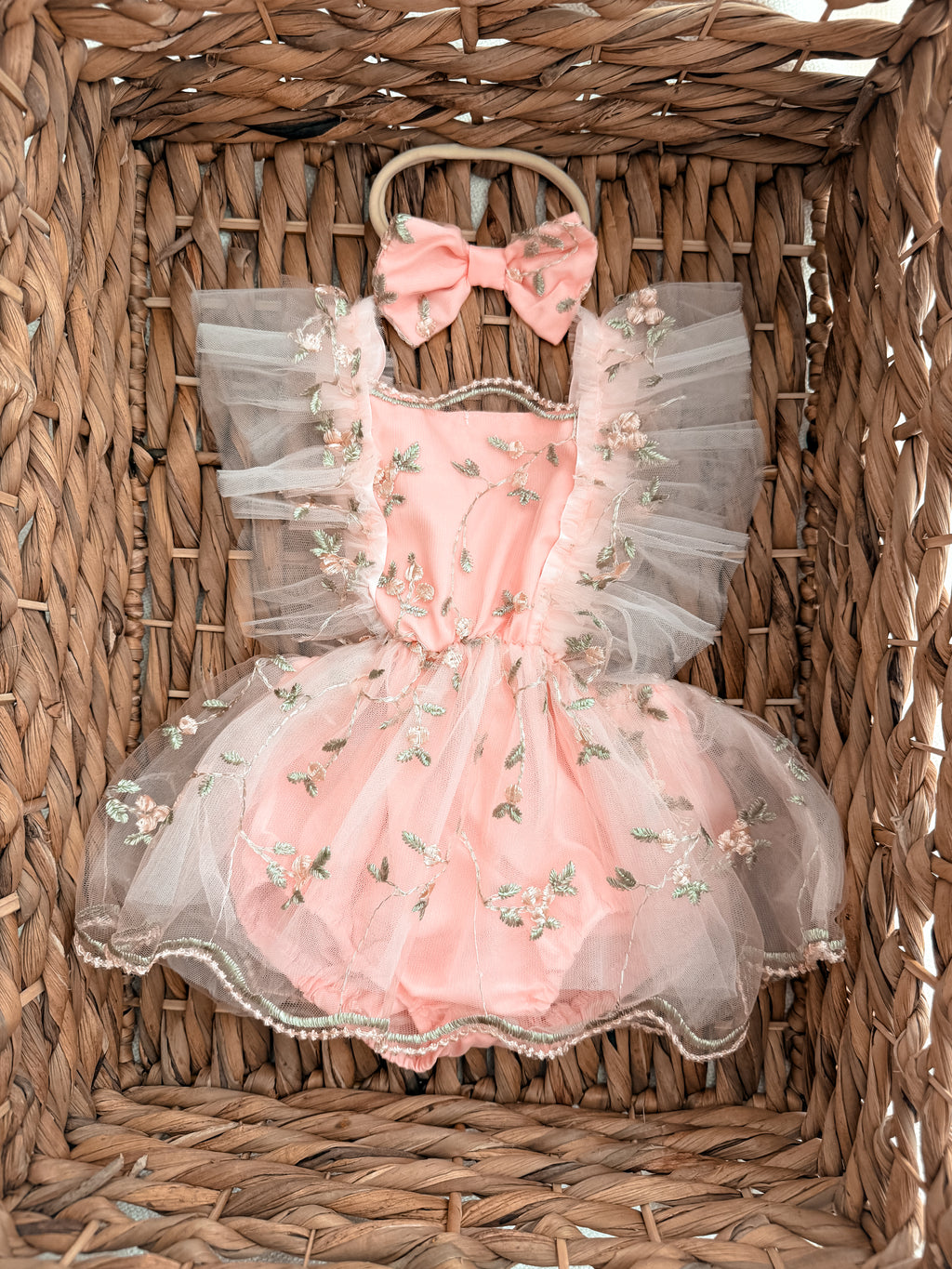 Pink Liitle Fairy  Romper Set