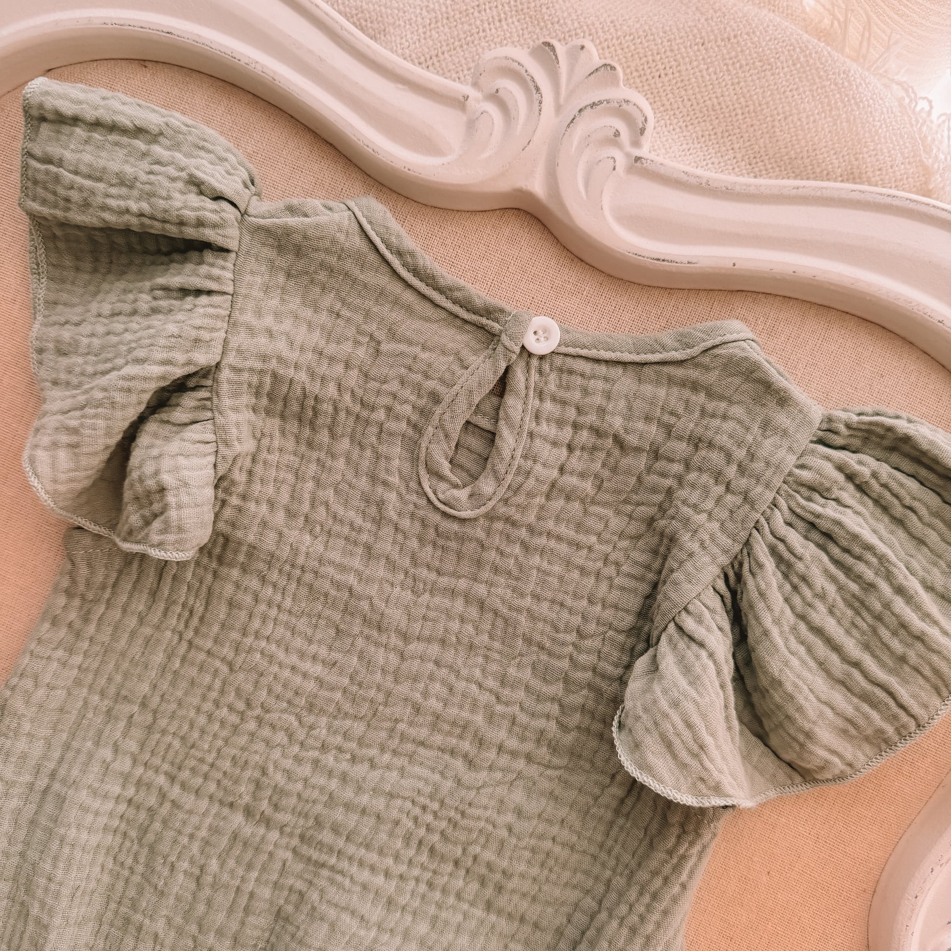 Bohemian Green Romper