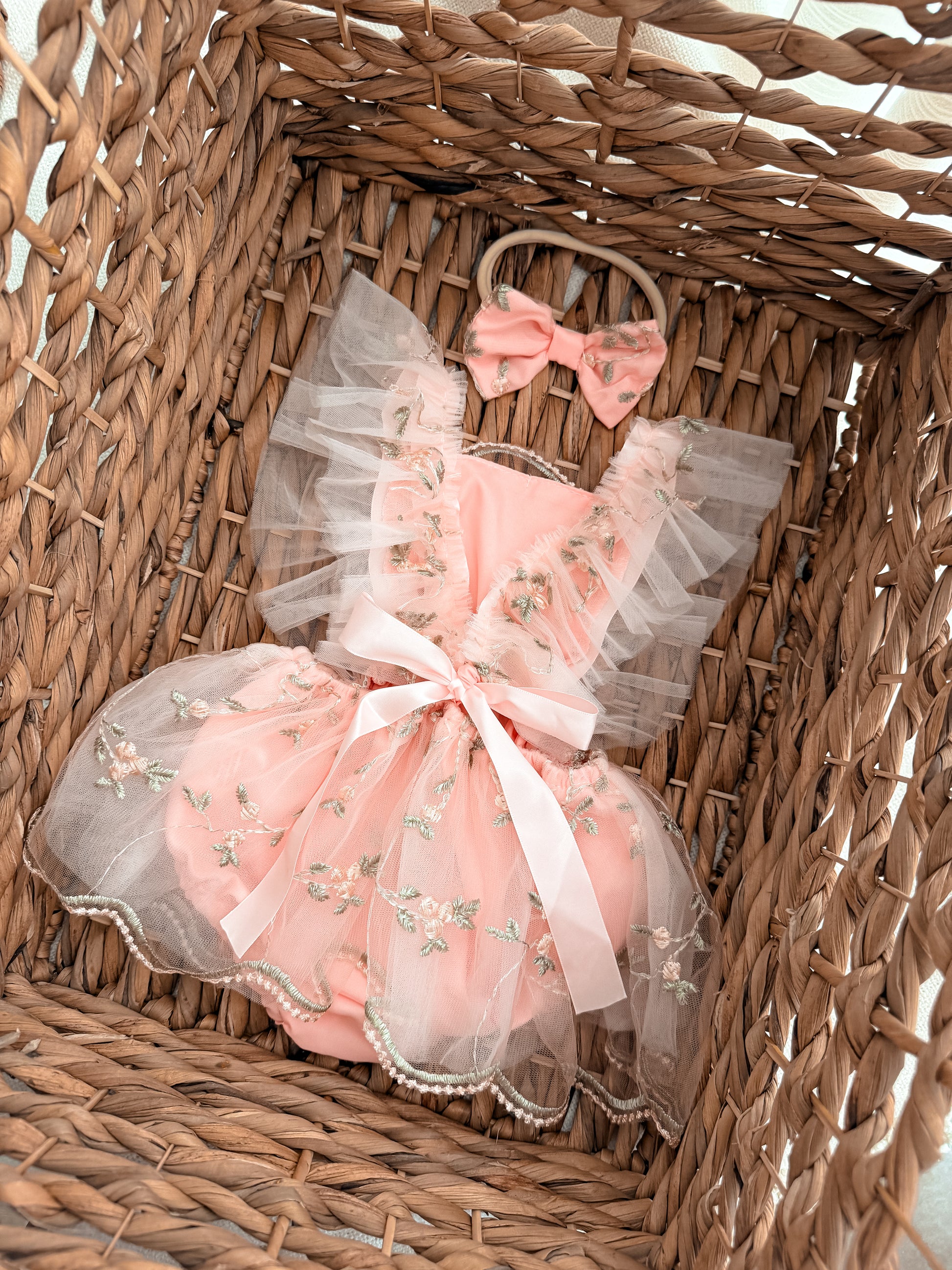 Pink Liitle Fairy  Romper Set