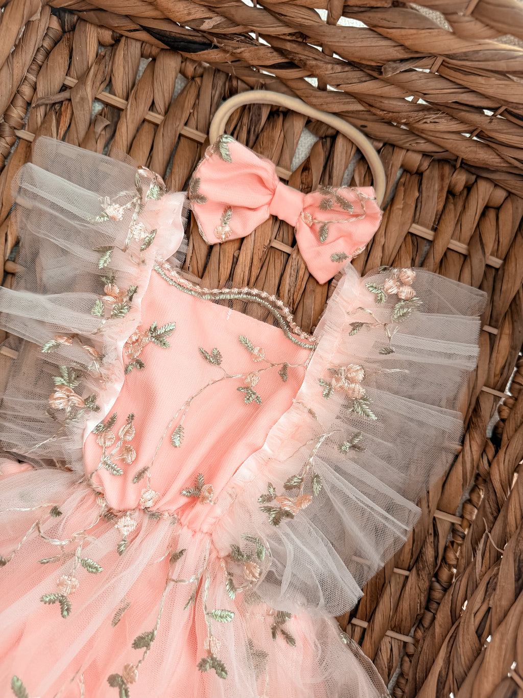 Pink Liitle Fairy  Romper Set