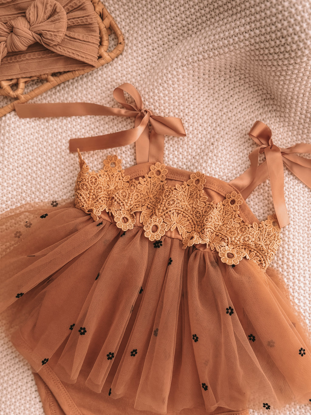Golden Muse Tulle Romper