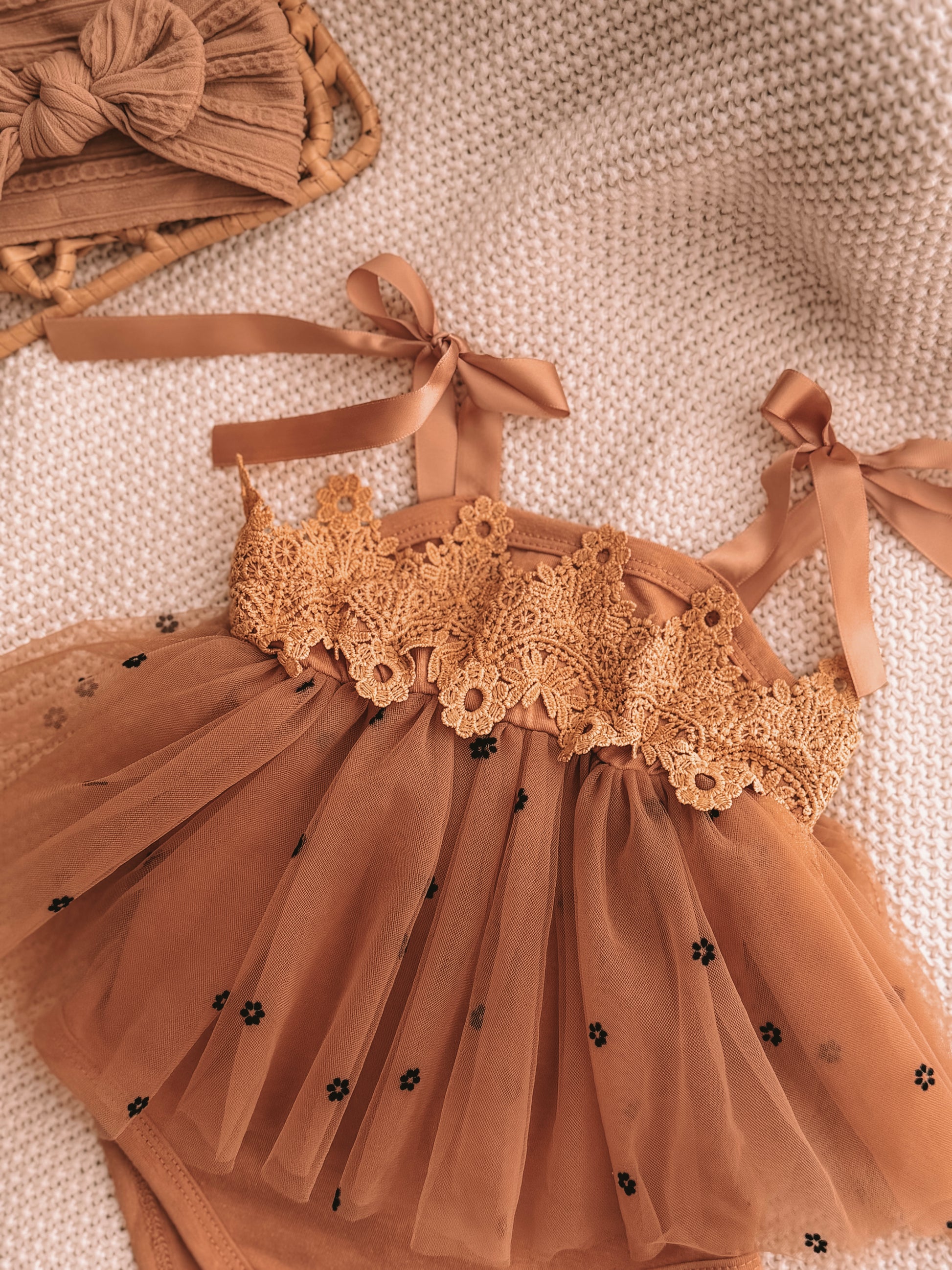 Golden Muse Tulle Romper