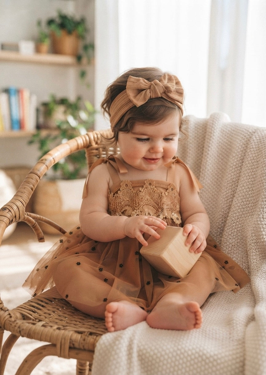 Golden Muse Tulle Romper