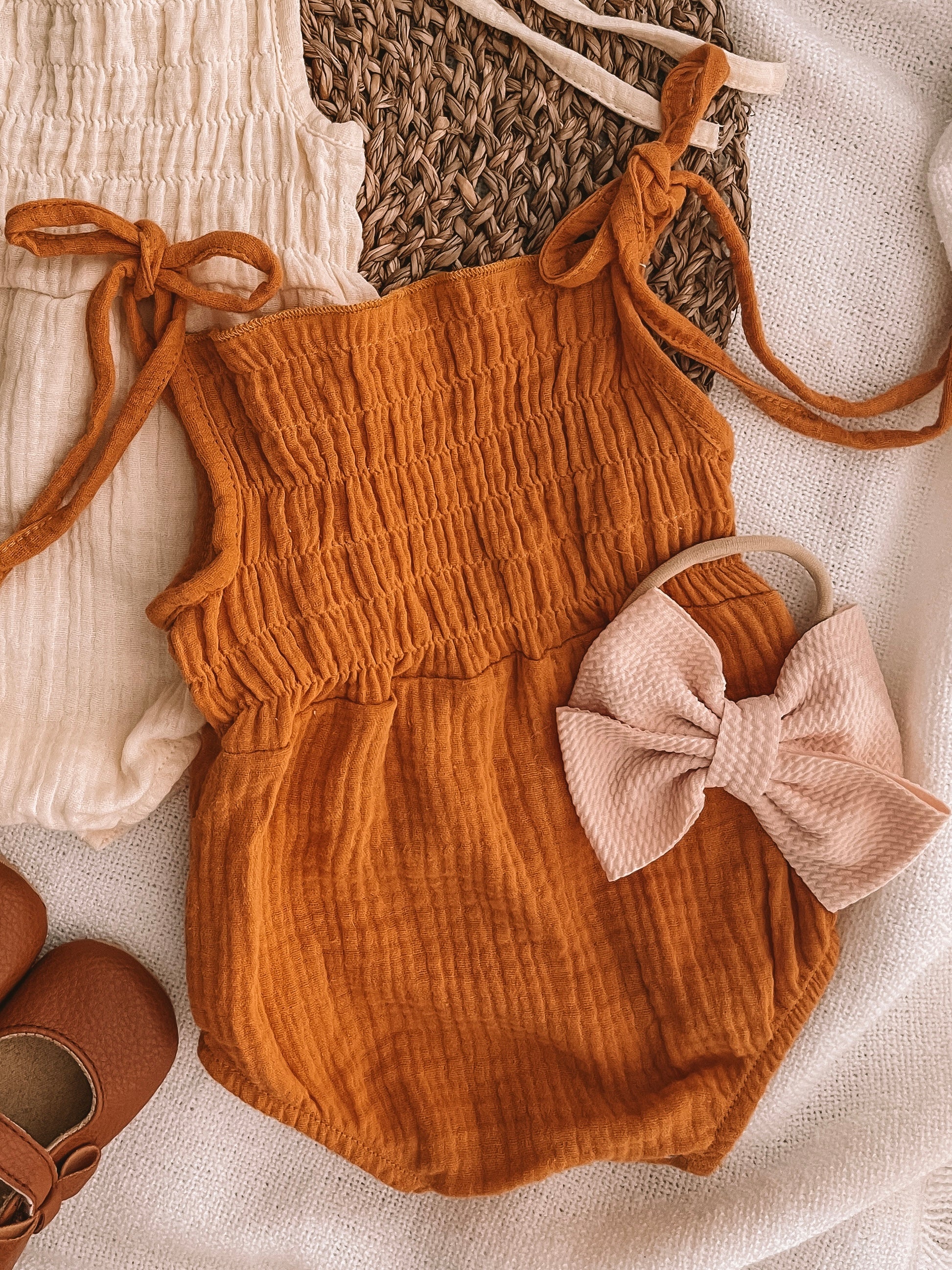 Boho Mustard Romper