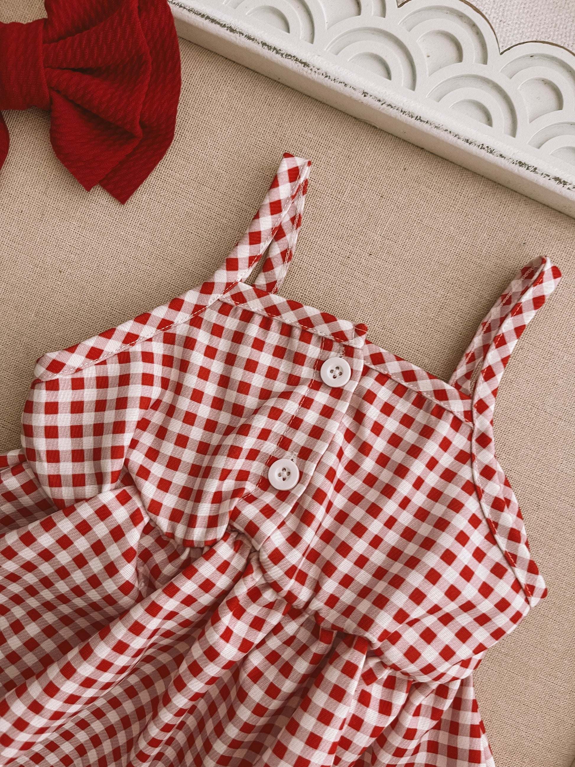 Gingham Skort Set