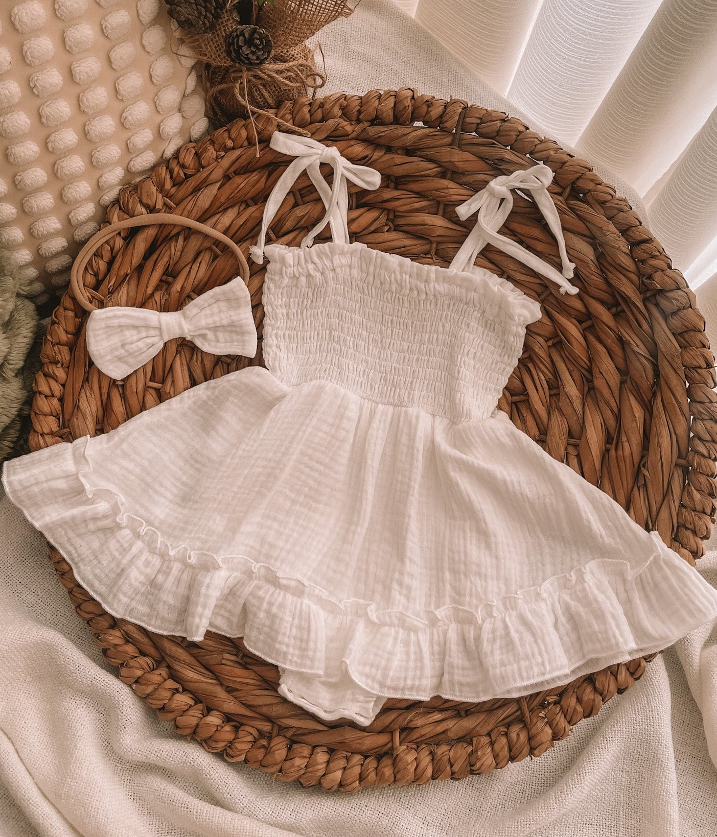 Snow White Romper Set