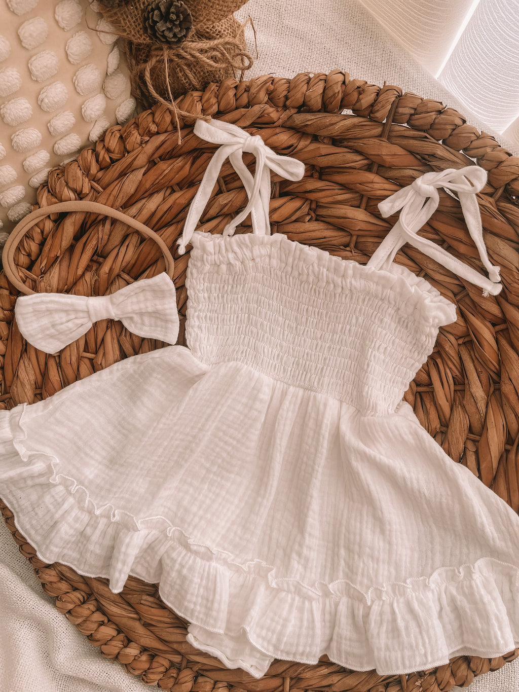 Snow White Romper Set
