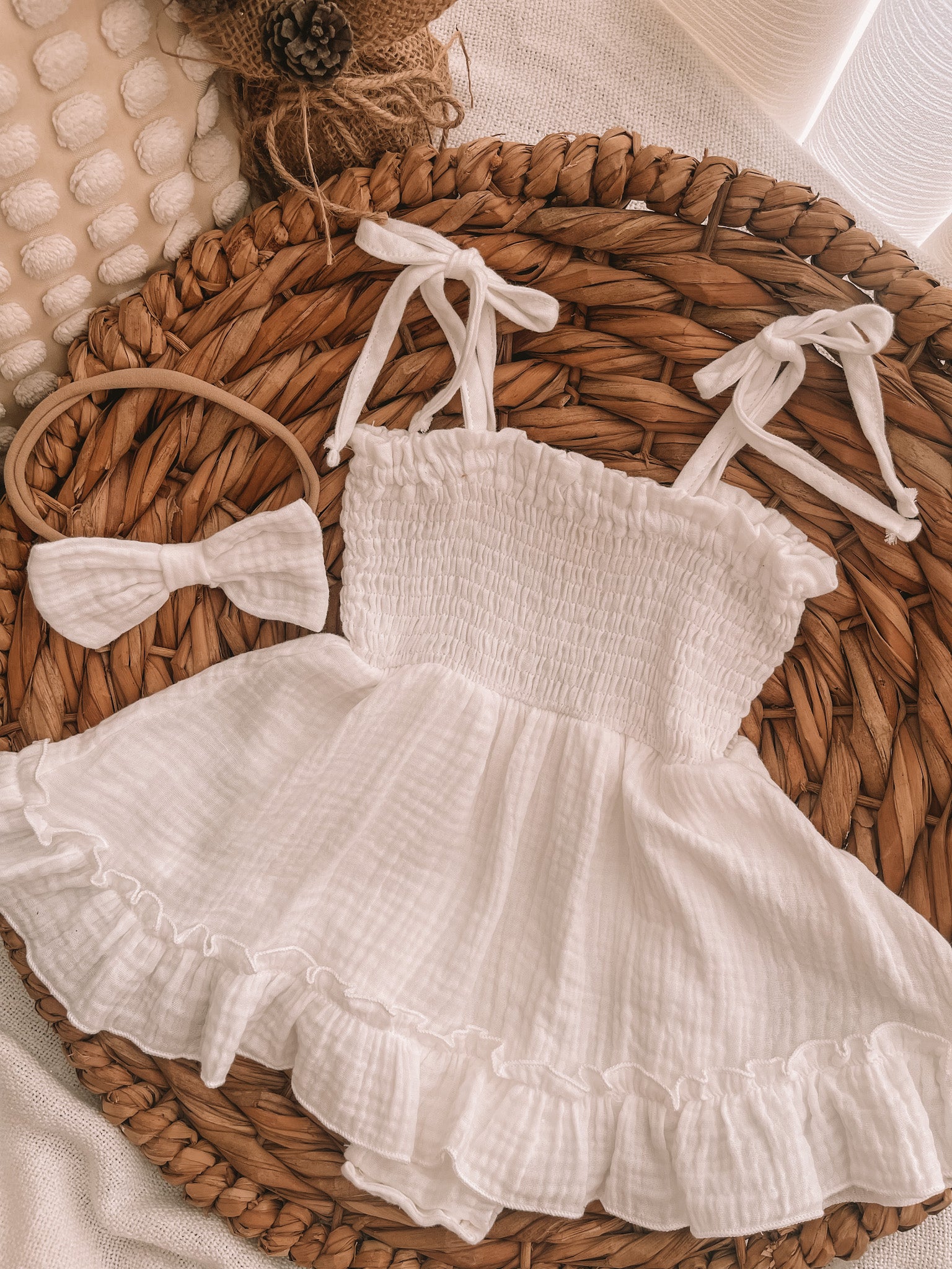 Snow White Romper Set